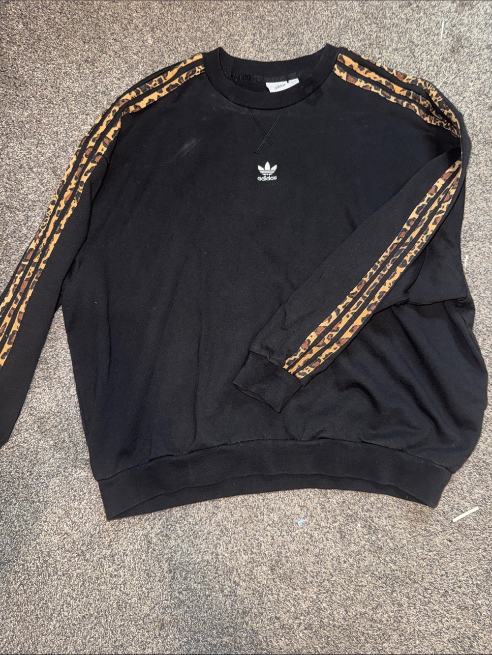 Adidas Oversized Leopard Hoodie, ONLY WORN ONCE!!!